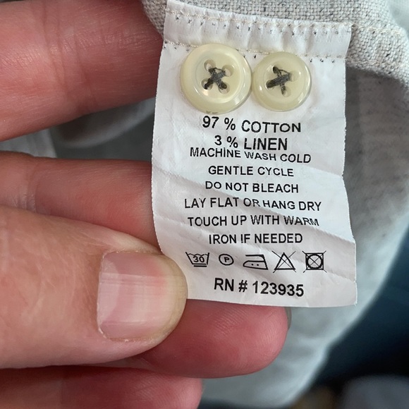 Hammer Made Linen blend button down - Picture 10 of 12